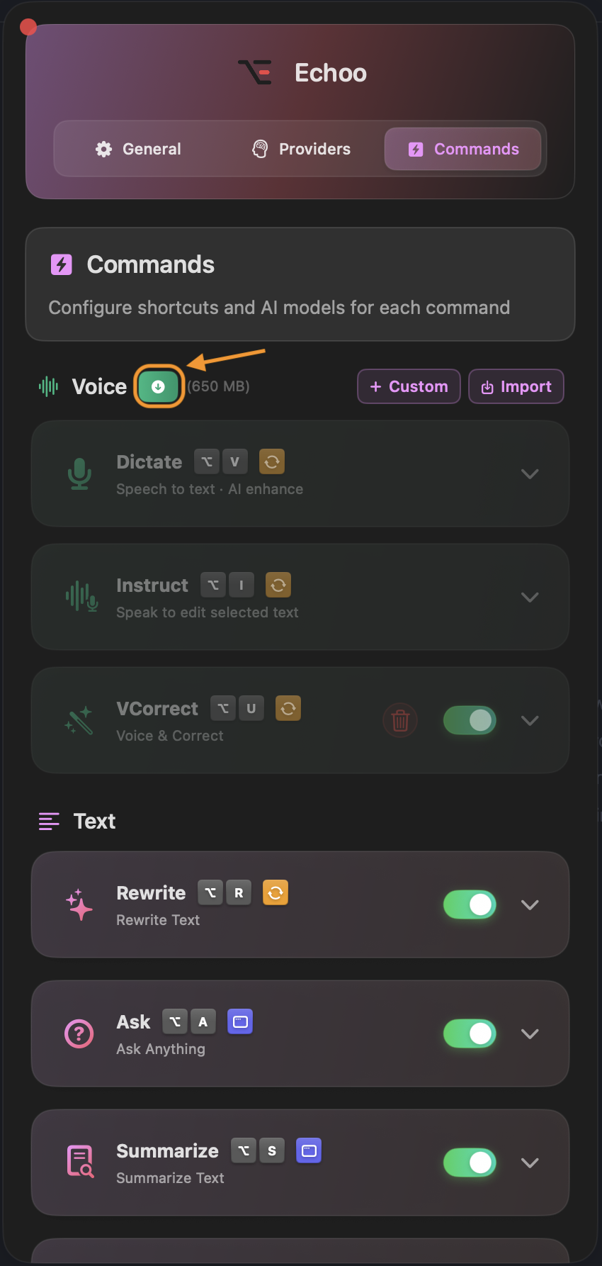 Press to download model